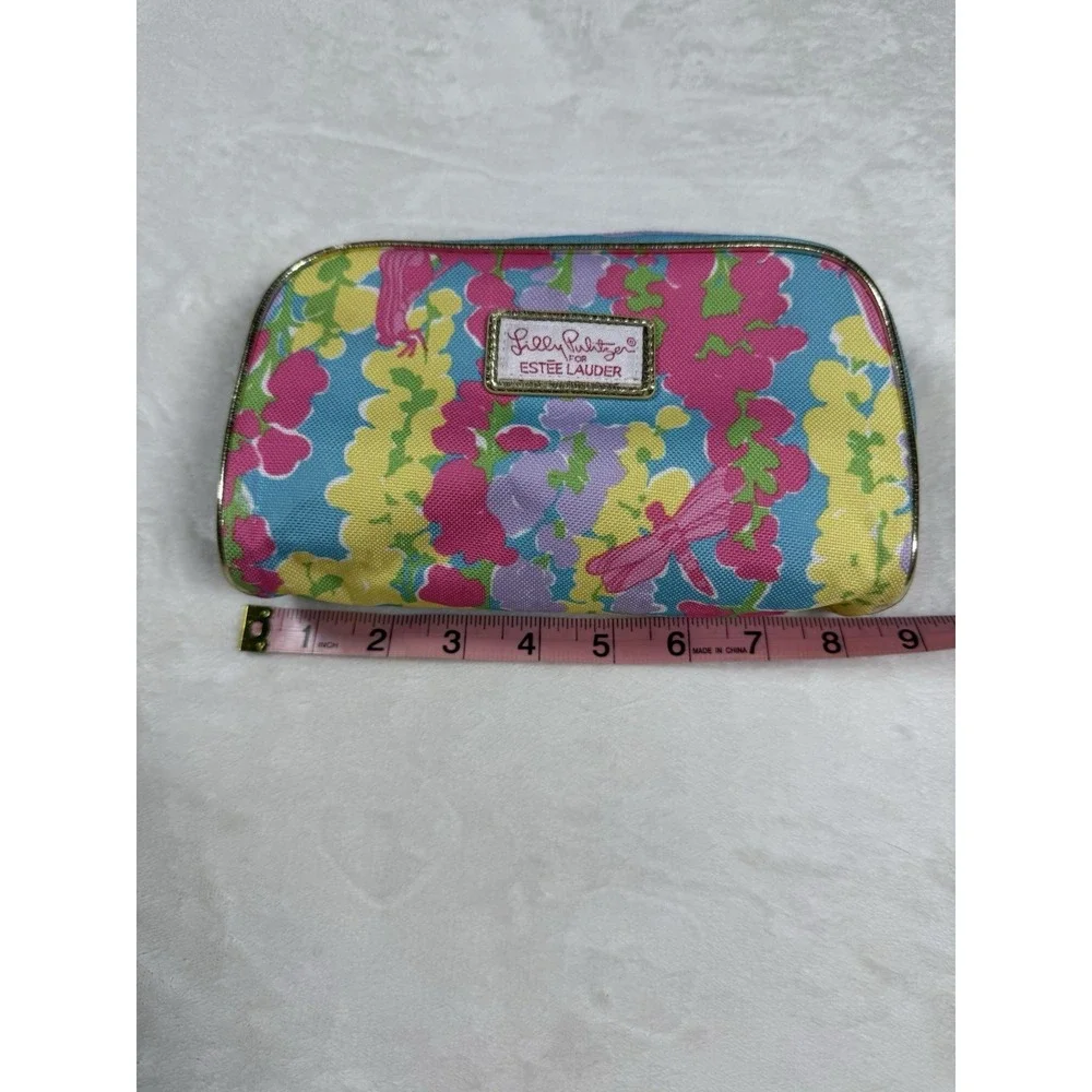 Estee Lauder Floral Cosmetic Makeup Bag by Lilly Pulitzer Design #02‎